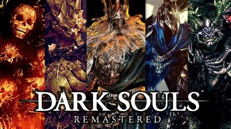 Dark Souls Remastered Todos Los Jefes All Bosses 4k 60fps Youtube