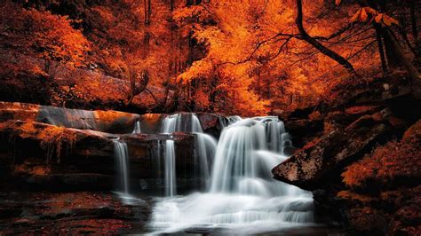 Fall Waterfall Wallpapers Ntbeamng