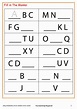 Nursery Alphabet A - Z worksheet