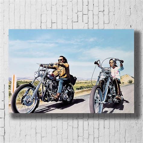 Easy Rider Classic Movie Poster Canvas Wall Art Print Canvas Painting