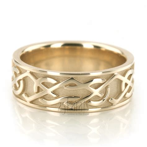 Eternal Celtic Love Knot Wedding Ring Hc100328 14k Gold