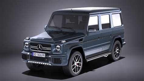 There's a new amg night package for added aggressiveness and a new spare tire cover. 3D model Mercedes-Benz G63 AMG 2017 VRAY | CGTrader