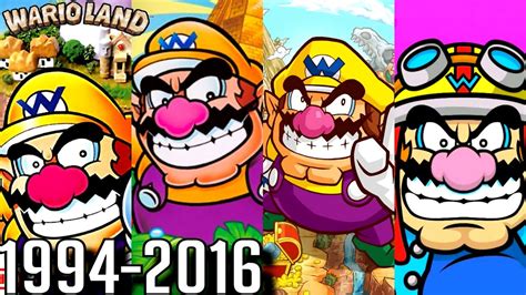 Wario Land All Intros 1994 2016 Gba Gamecube Ds Wii Youtube