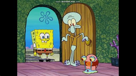 Spongebob Squarepants Gary Talks To Squidward Scene Youtube