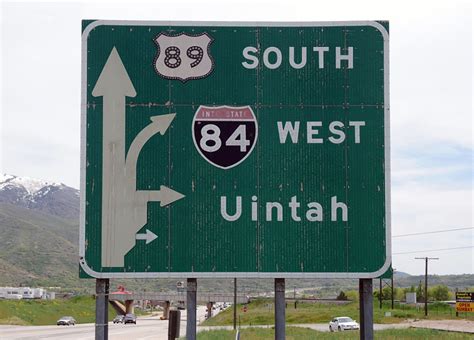 Utah U S Highway 89 And Interstate 84 Aaroads Shield Gallery