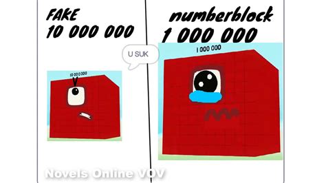Numberblocks Fanmade Numberblocks Number Blocks 1000000 Remix Youtube