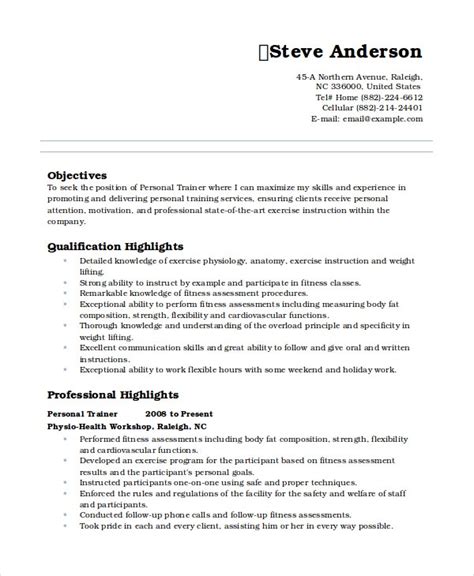 Given below are a few sample cv templates which you can make use of as. Personal Resume Template - 6+ Free Word, PDF Document ...