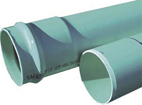 Genova 400 Solid Sewer And Drain Pipe With Green Gasket 6 In X 13 Ft