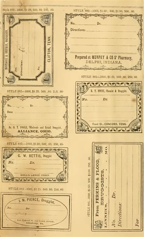 Free Printable Vintage Label Templates Templates Labels And Designs