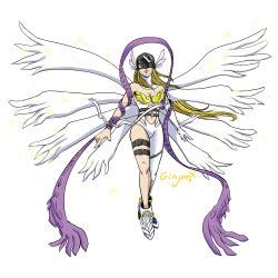 Rule Dev Absurdres Angel Angel Girl Angewomon Belt Digimon Digimon