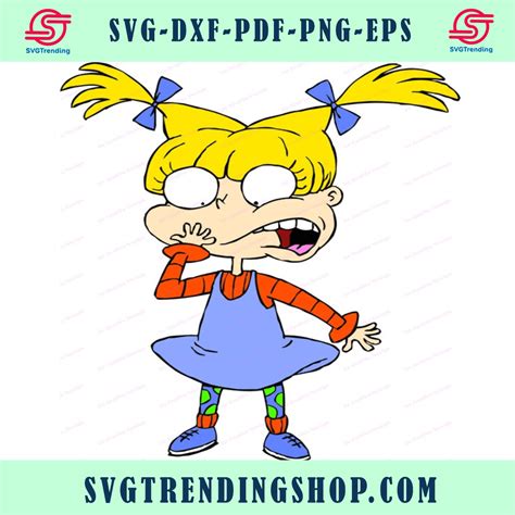 Angelica Pickles Rugrats Svg 8 Svg Dxf Cricut Silhouette Cut File Instant Download9364179