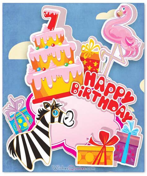 Happy 7th Birthday Wishes For 7 Year Old Boy Or Girl