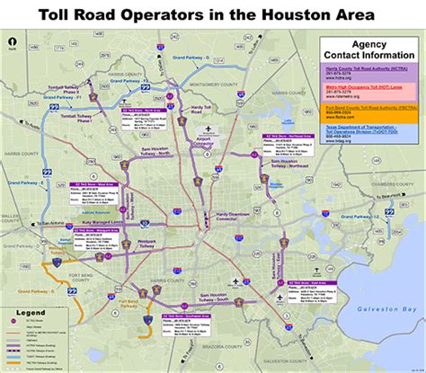 Houston Toll Road Map Gadgets 2018
