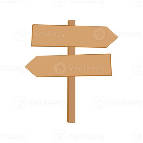 Wooden Signpost Vector Wooden Signpost Icon Colored Silhouette