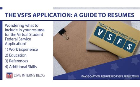 Guide To Resumes Vsfs Dme Internship