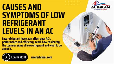 Causes And Symptoms Of Low Refrigerant Levels In An Ac