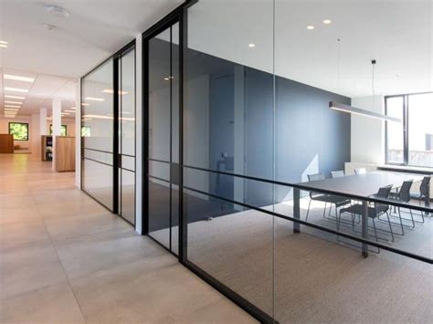 glass office partition modular office walls by avc gemino