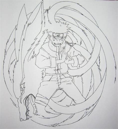 Naruto Coloring Pages Nine Tailed Fox Coloringpages2019