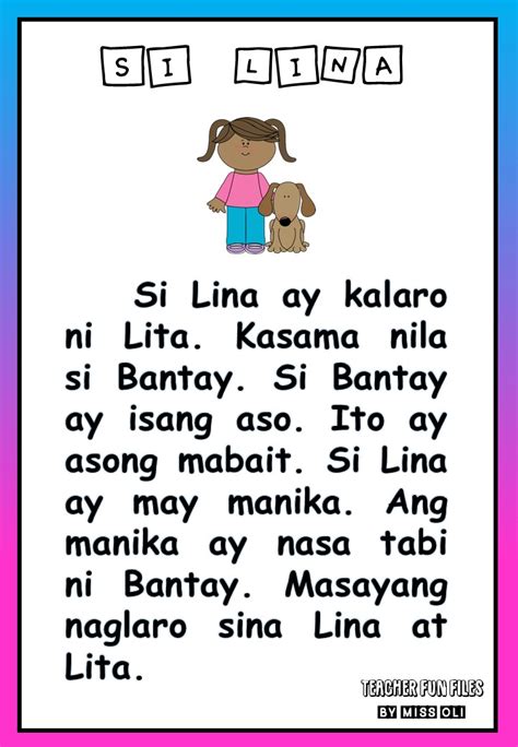 Tagalog Reading Passages Teacher Fun Files Facebook