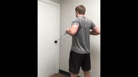 Scapular Retraction With Band Youtube