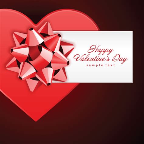 Valentine's day gift ideas under $30. Romantic valentine day gift card (25642) Free EPS Download / 4 Vector