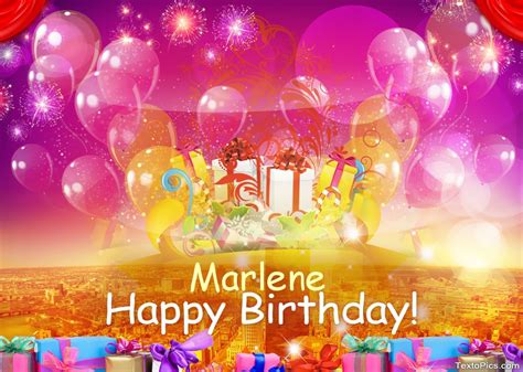 Happy Birthday Marlene Pictures Congratulations