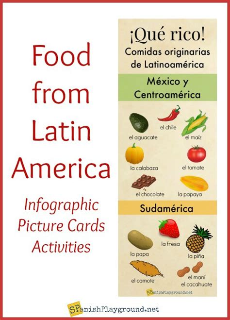 Food From Latin America Roots Of Culture Spanish Playground