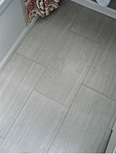 Grey Rectangle Tile Flooring Bathroom Floor Tiles Wood Tile Floors