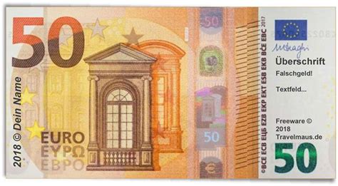 Hier findet ihr verschiedene vorlagen für einfache zahlen zum audrucken. Fünfzig Euro Schein Zum Ausdrucken | Kalender