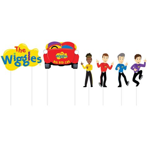 The Wiggles Party Cake Topper Kit Big W