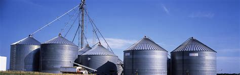 Grain Storage Bins Nebraska Usa Photograph By Panoramic Images