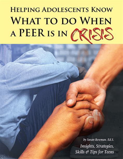 Helping Adolescents Know What To Do When A Peer Is In Crisis Ncyi