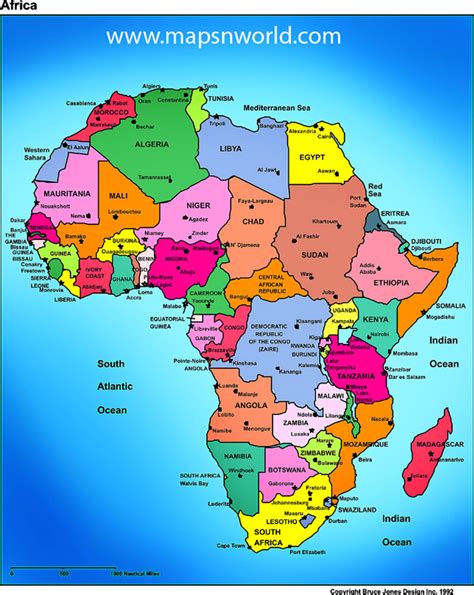Africa Political Map Africa