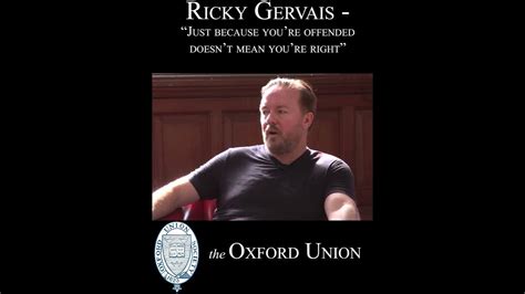 Shorts Ricky Gervais Just Because Youre Offended Doesnt Mean Youre