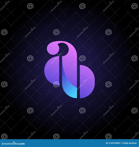 Ab Initial Letters Vector Monogram Logo Template Stock Vector Illustration Of Graphic Letter