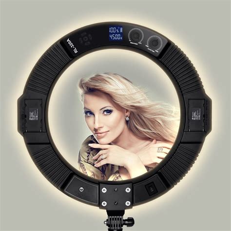Led Ring Light Powerextra 18 Inches 40w 320 Beads Bi Color Dimmable