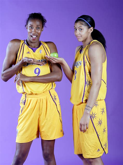 Lisa Leslie And Candace Parker Of The La Sparks Todd Bigelow Photography