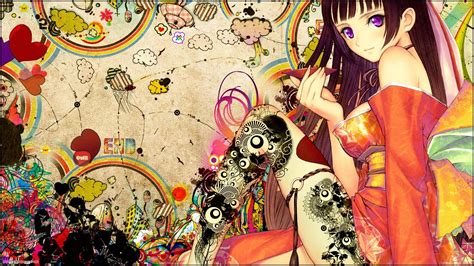 Colorful Anime Wallpapers Top Free Colorful Anime Backgrounds