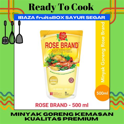 Rose Brand Minyak Goreng Sawit Kemasan Pouch 500 Ml Lazada Indonesia