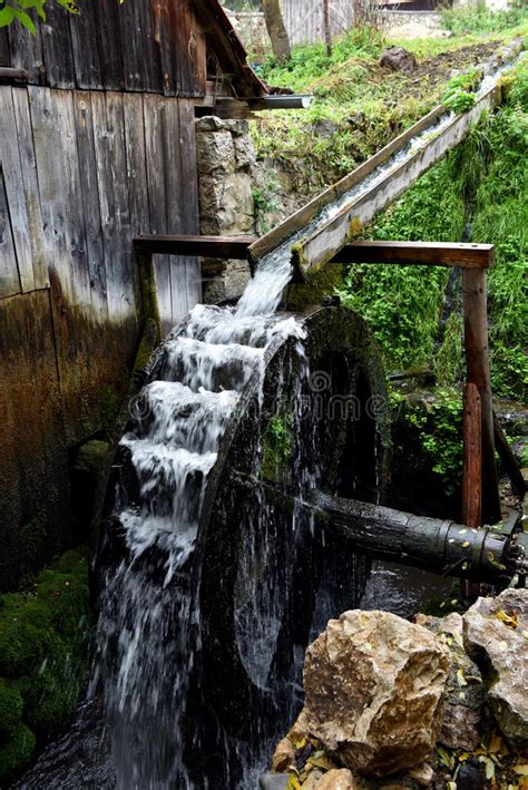 Old Functional Working Mill Wheel Stock Image Image Of Energy Rural