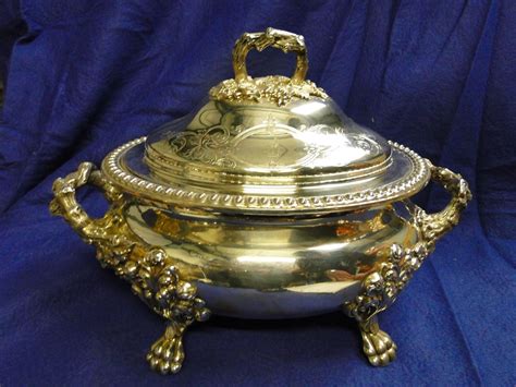 Max 53 Off Soup Tureen Old Sheffield Made Circa 1840 Engraved Chased