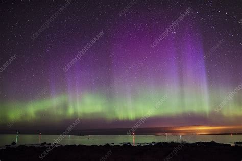 Aurora Borealis Over Finland Stock Image C0476545 Science Photo
