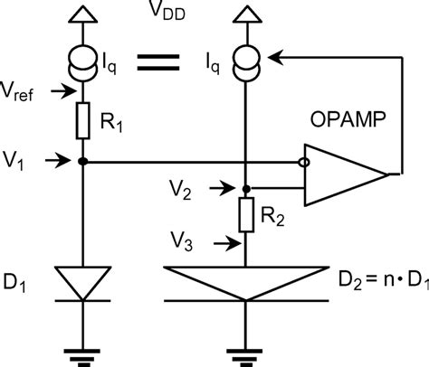 Typical Cmos Bandgap Voltage Reference Circuit Download Scientific