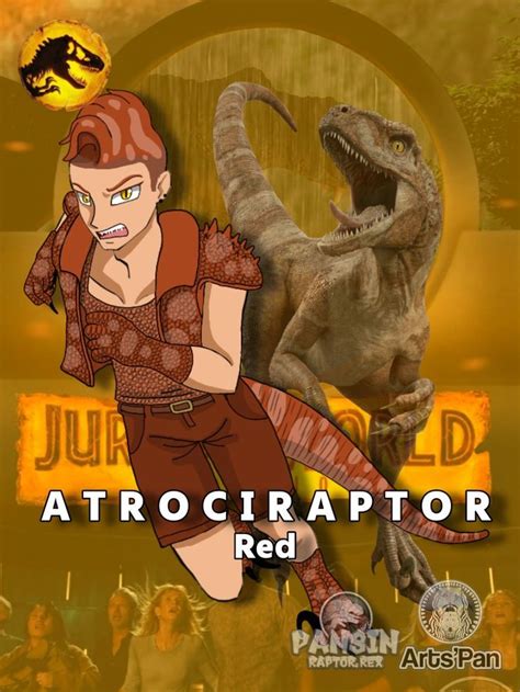 Atrociraptor Red Jurassic World Dominion