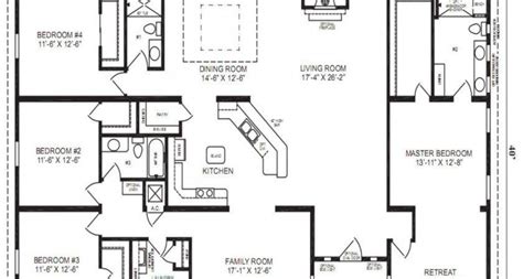 Fleetwood Triple Wide Mobile Home Floor Plans Get In The Trailer
