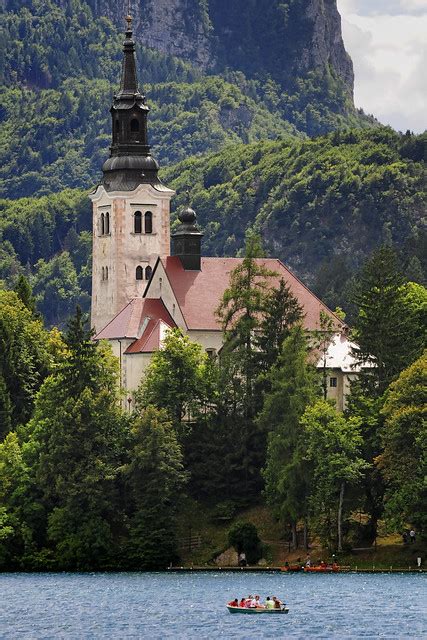 Slovenia Lake Bled Church Of The Assumption Of Mary A Photo On