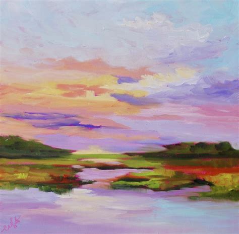 Beautiful Sunset Painting By Rebecca Croft Fine Art America