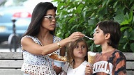 Kourtney Kardashian salió de paseo con sus hijos y disfrutaron de un ...