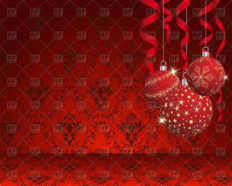 Free Download Red Christmas Wallpaper Vector Image Of Backgrounds