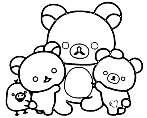 Rilakkuma For Kids Coloring Page Download Print Or Color Online For Free